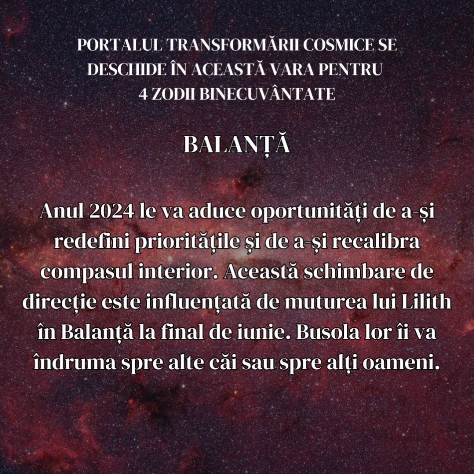 Portalul transformării cosmice se deschide în această vara pentru 4 zodii binecuvântate 