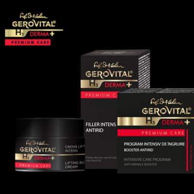 Gama Gerovital H3 Derma+ Premium Care spune 'Adio!' ridurilor!