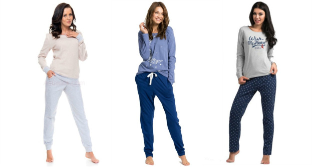 Pijamale lungi pentru seri racoroase