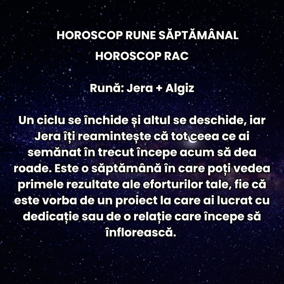 Horoscop Rune săptămâna 14-20 aprilie 2025: Trecem printr-o săptămână a contrastelor! Noile direcții prind contur rapid
