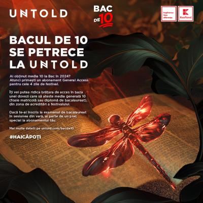 UNTOLD RĂSPLĂTEȘTE ELEVII DE 10 AI ROMÂNIEI PRIN CAMPANIA 