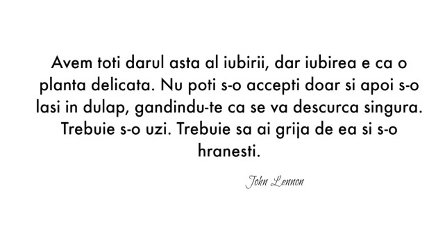 Cele mai frumoase citate de iubire: Alfabetul dragostei dupa John Lennon