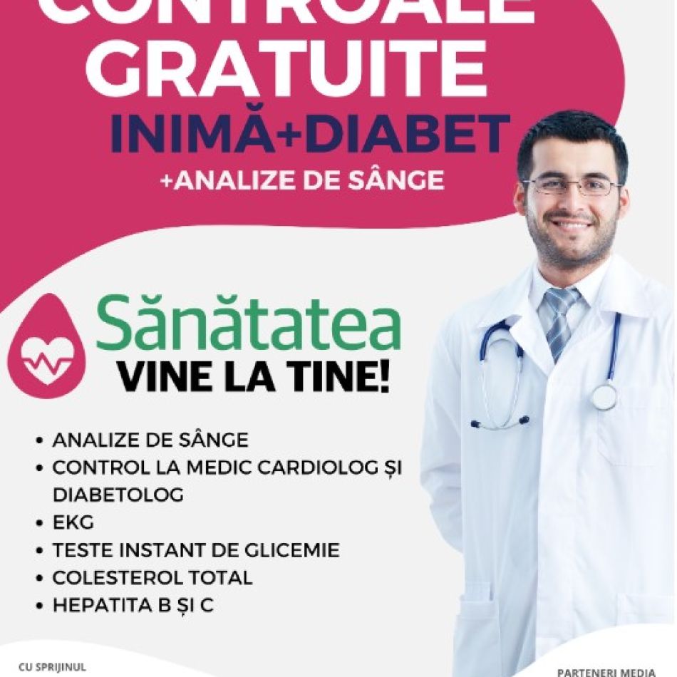 Controale medicale gratuite pentru peste o mie de persoane din mediul rural