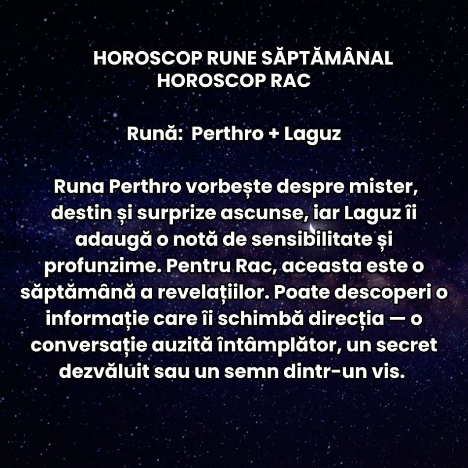 Horoscop Rune săptămâna 24-30 noiembrie 2025: E timpul marilor riscuri și al gesturilor îndrăznețe! Ezitarea va fi sancționată