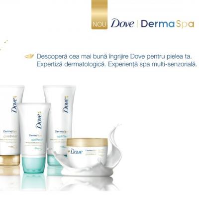 Descopera noile game Dove DermaSpa pentru ingrijirea pielii