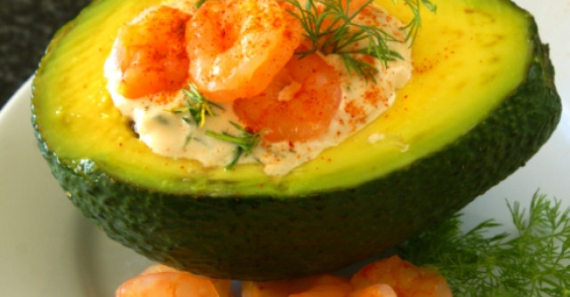 Spuma de creveti, ou si avocado