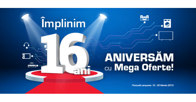 Mega oferte la aniversarea de 16 ani a Media Galaxy