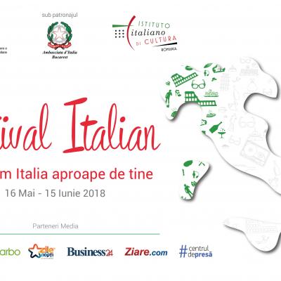 Festivalul Italian la București, ediția 2018 16 mai-15 iunie 2018 „Aducem Italia aproape de tine”