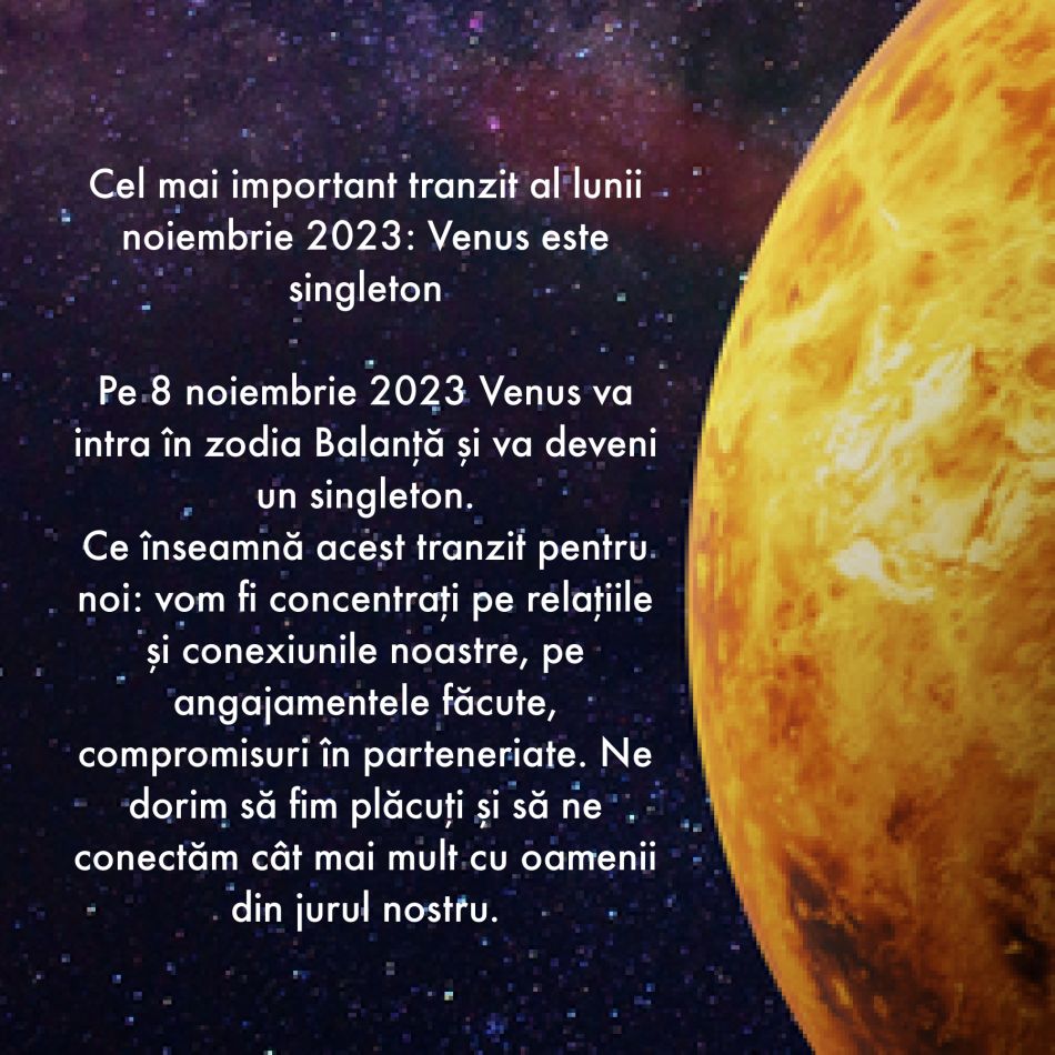 Tranzitele importante în Cosmos în a doua jumătate a anului 2023. Lăsăm să plece tot ce nu mai este al nostru 
