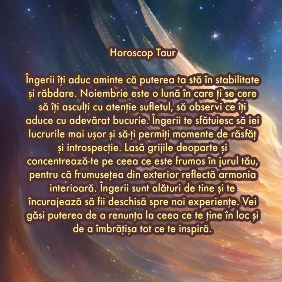 Mesajul îngerilor pentru noiembrie 2024 pentru fiecare zodie în parte