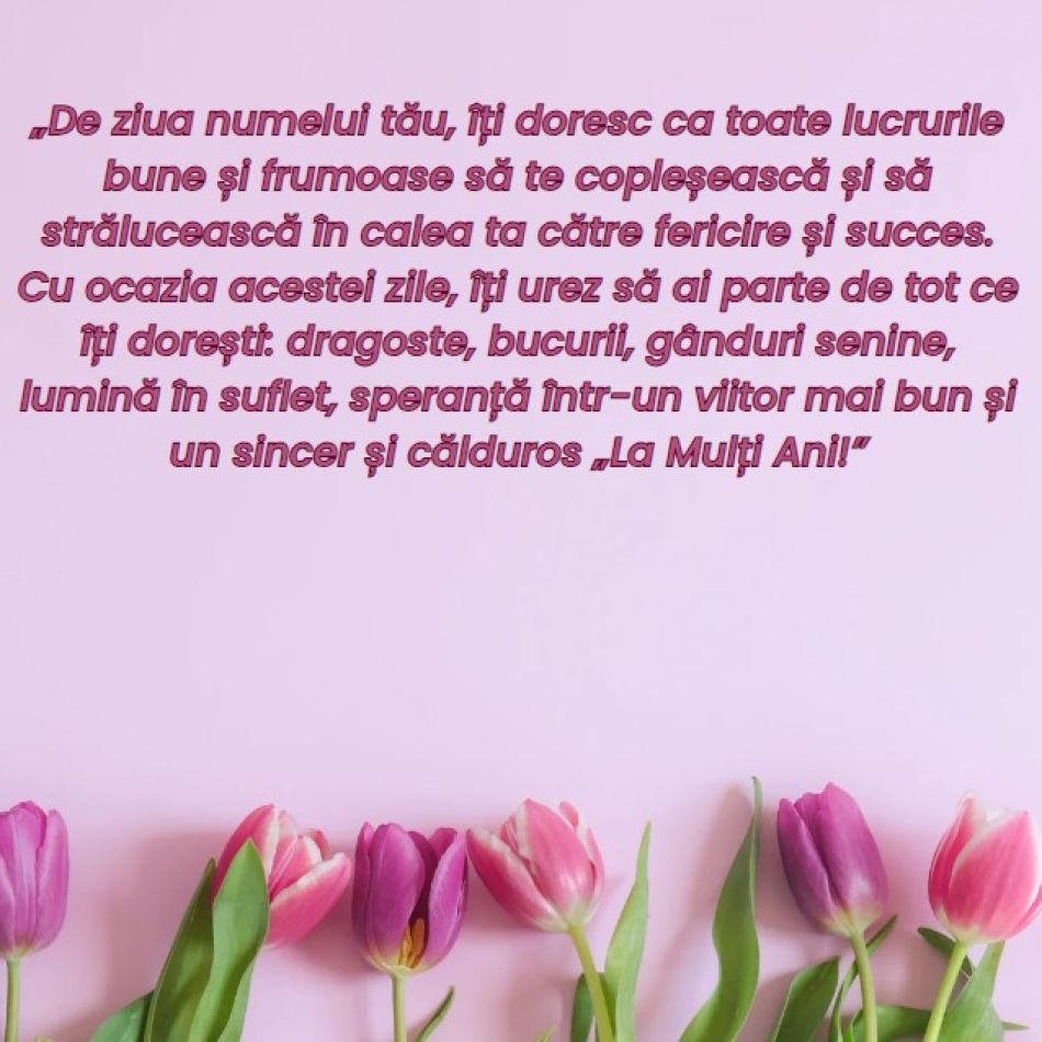 Mesaje de Florii. Cele mai frumoase urări pentru sărbătoriții acestei zile