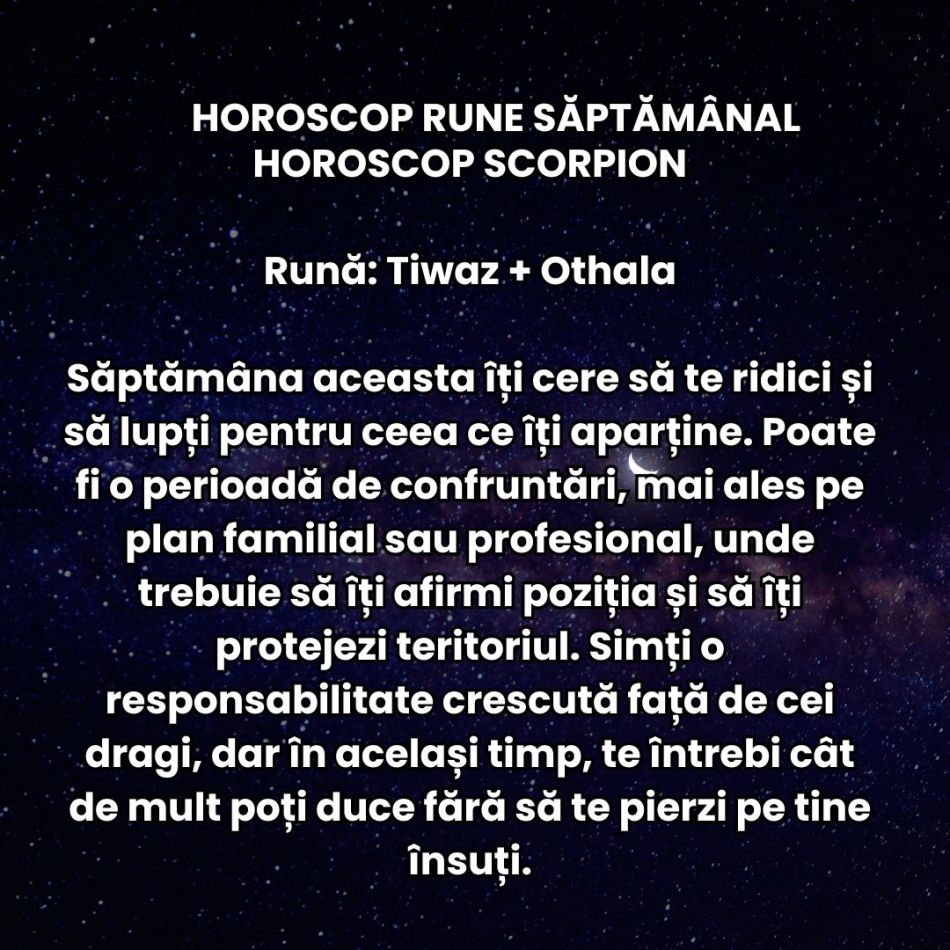 Horoscop Rune săptămâna 28 aprilie-4 mai 2025: Între stabilitate și risc, avem curajul să alegem ce e mai bun pentru noi?