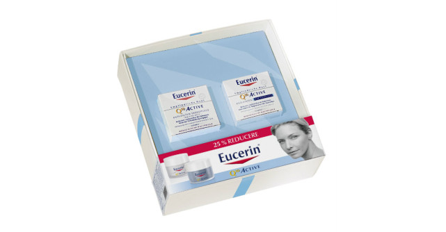 Solutii complete de ingrijire marca Eucerin, impachetate de sarbatoare 
