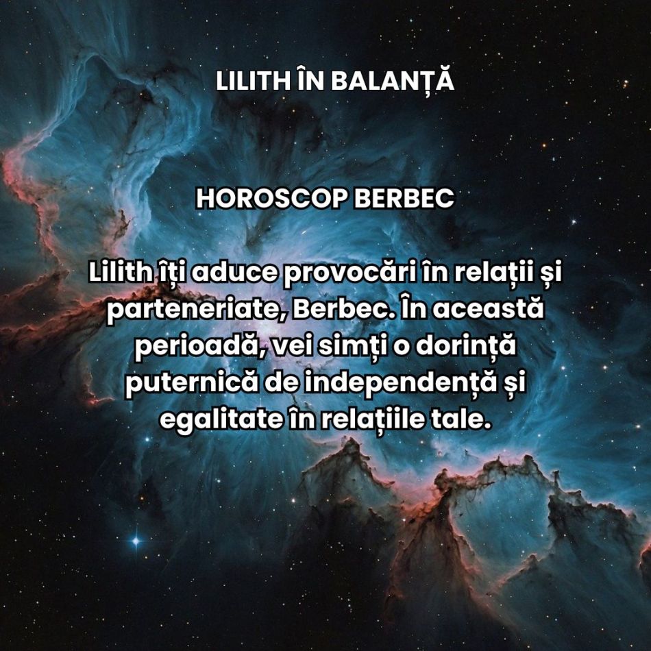 Lilith Luna Neagră poposește în Balanță până în martie 2025. Auzim chemarea umbrelor, ne trezim puterea interioară, schimbăm TOT
