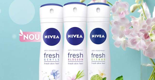 NIVEA lansează o noua gamă de antiperspirante: NIVEA FRESH