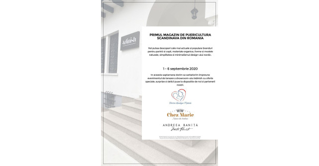 Adinish, primul magazin de puericultura scandinava din Romania isi deschide portile offline