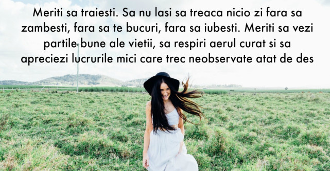 Ce meriti de la aceasta viata?