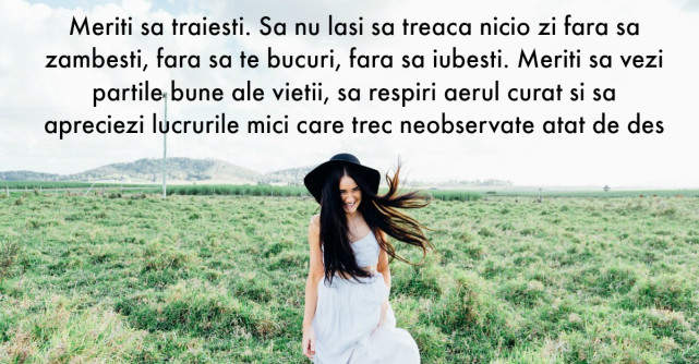 Ce meriti de la aceasta viata?