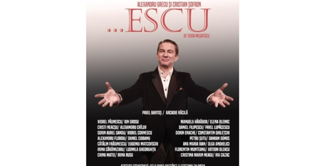 ..Escu de Tudor Mușatescu în premieră la Teatrul Stela Popescu, pe 28 aprilie