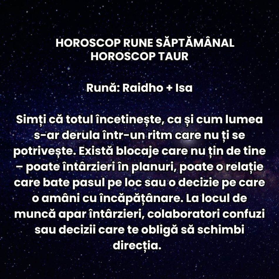 Horoscop Rune săptămâna 1-7 septembrie 2025: Căutăm să punem haosul în ordine și trecem printr-o purificare emoțională profundă