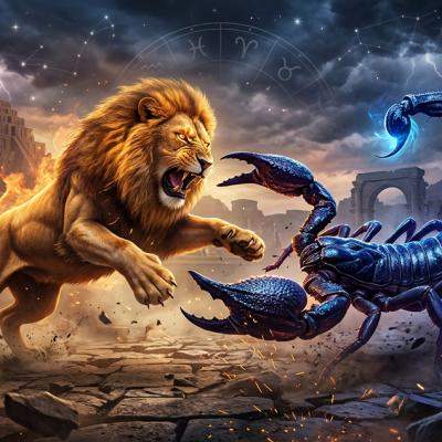 Războiul zodiilor: Cine câștigă bătălia dintre Leu și Scorpion?