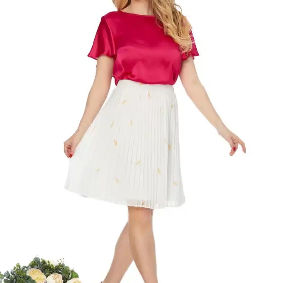 Fustele plisate: 20 de modele minunate pentru orice garderobă