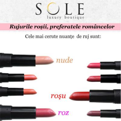SOLE: Rujurile rosii, preferatele romancelor