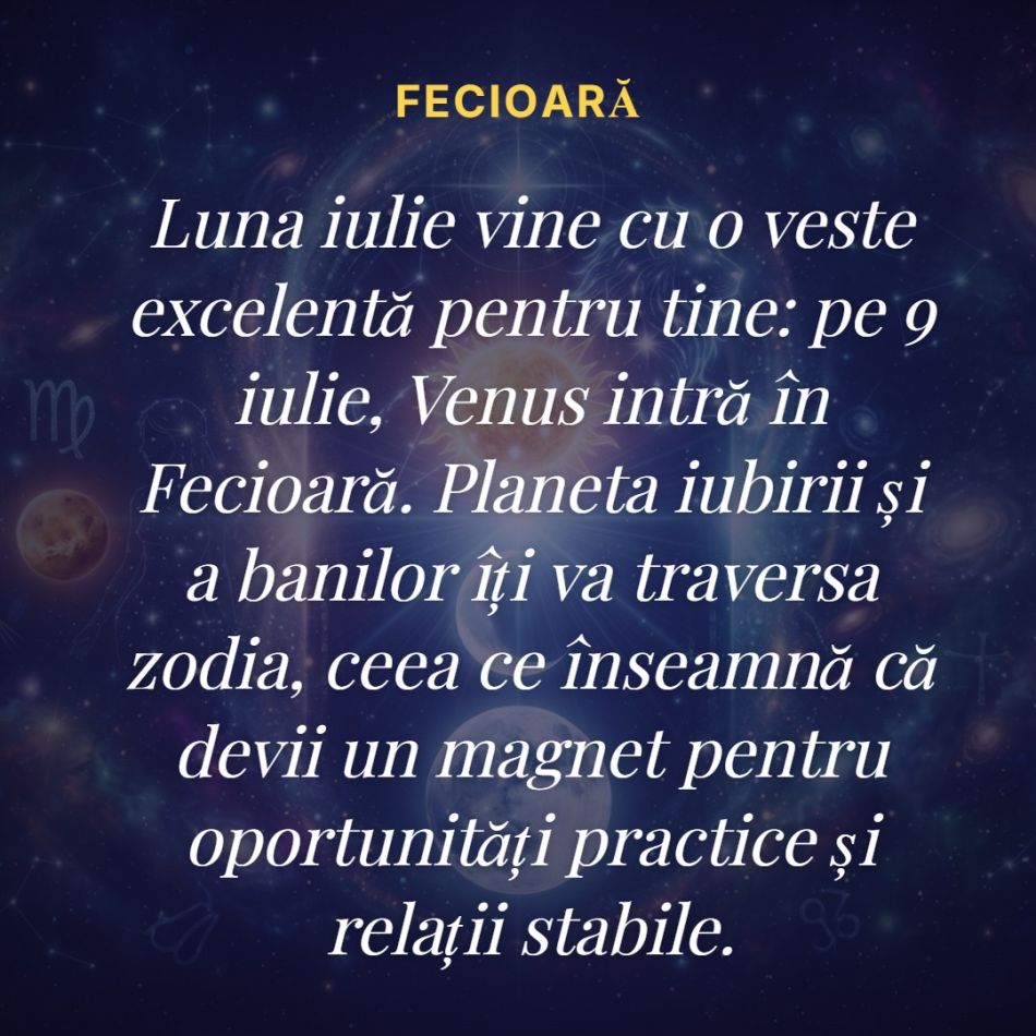 Toată lumea speră, dar doar EI reușesc! Cele 5 zodii care primesc ”biletul de aur”de la astre în iulie 2026. Ești pe listă?