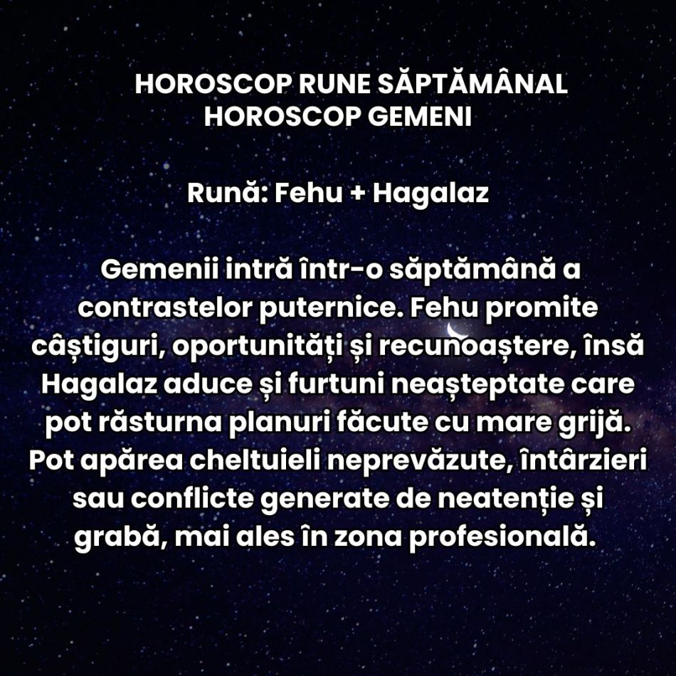 Horoscop Rune săptămâna 11-17  mai 2026: Ce plantăm acum ne poate schimba destinul în vară! Schimbăm ritmul vieții!