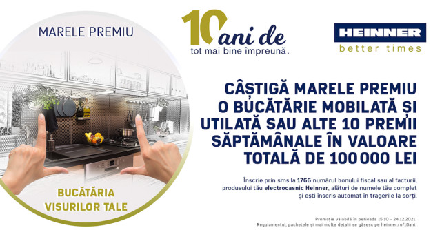 Câștigă bucătăria visurilor tale