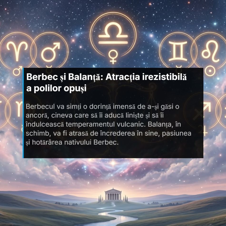 Luna iubirii! 4 perechi de zodii care se pot forma începând cu 6 august (Venus intră în Balanță)