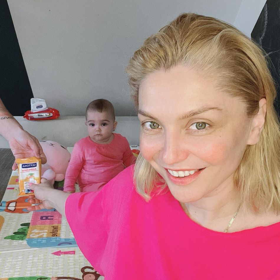 Cristina Cioran și Alex Dobrescu și-au dus împreună fetița în prima zi de grădiniță: Am lăsat-o plângând...