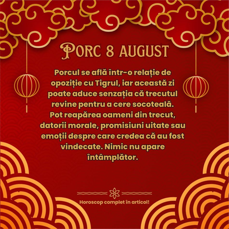 8 august 2026: Ziua Distrugerii schimbă destine. Tigrul de Lemn rupe lanțurile trecutului pentru 5 zodii din zodiacul chinezesc
