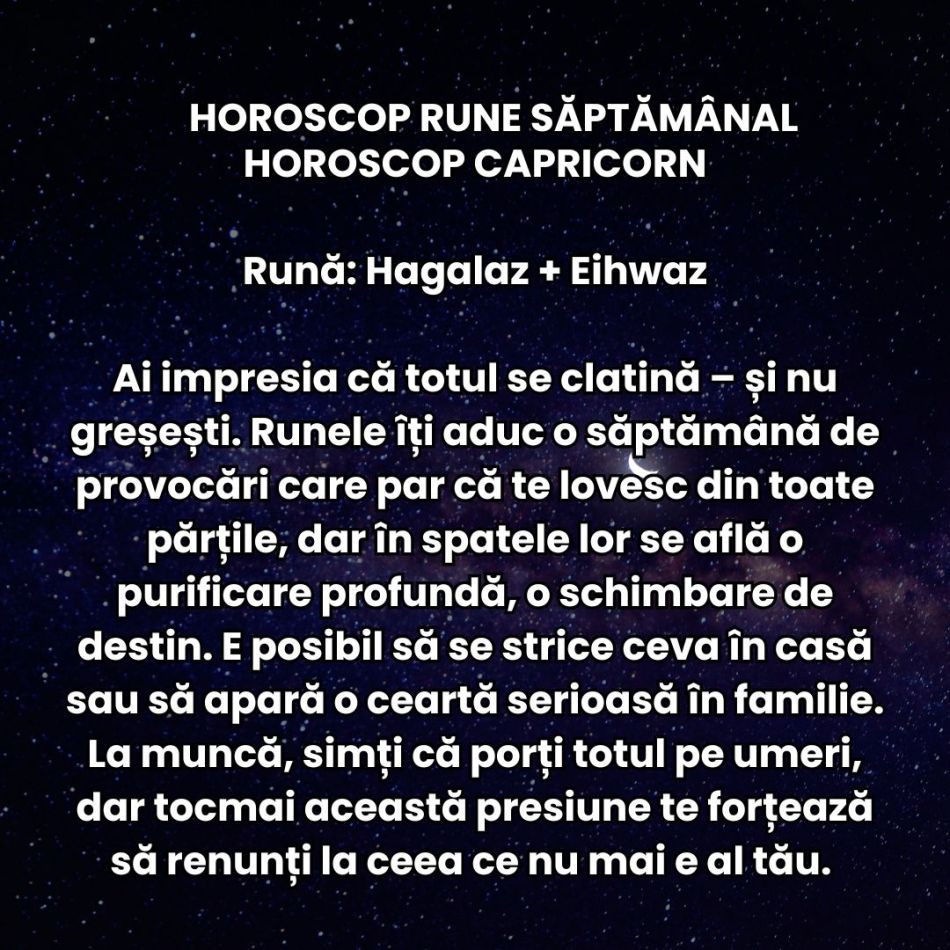 Horoscop Rune săptămâna 11-17 august 2025: Direcție, claritate și strălucire sunt cuvintele-cheie la mijlocul lunii!