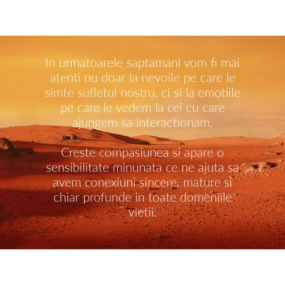 Pe 25 martie Marte intra in Rac pentru a ne invata ce conteaza cu adevarat in viata