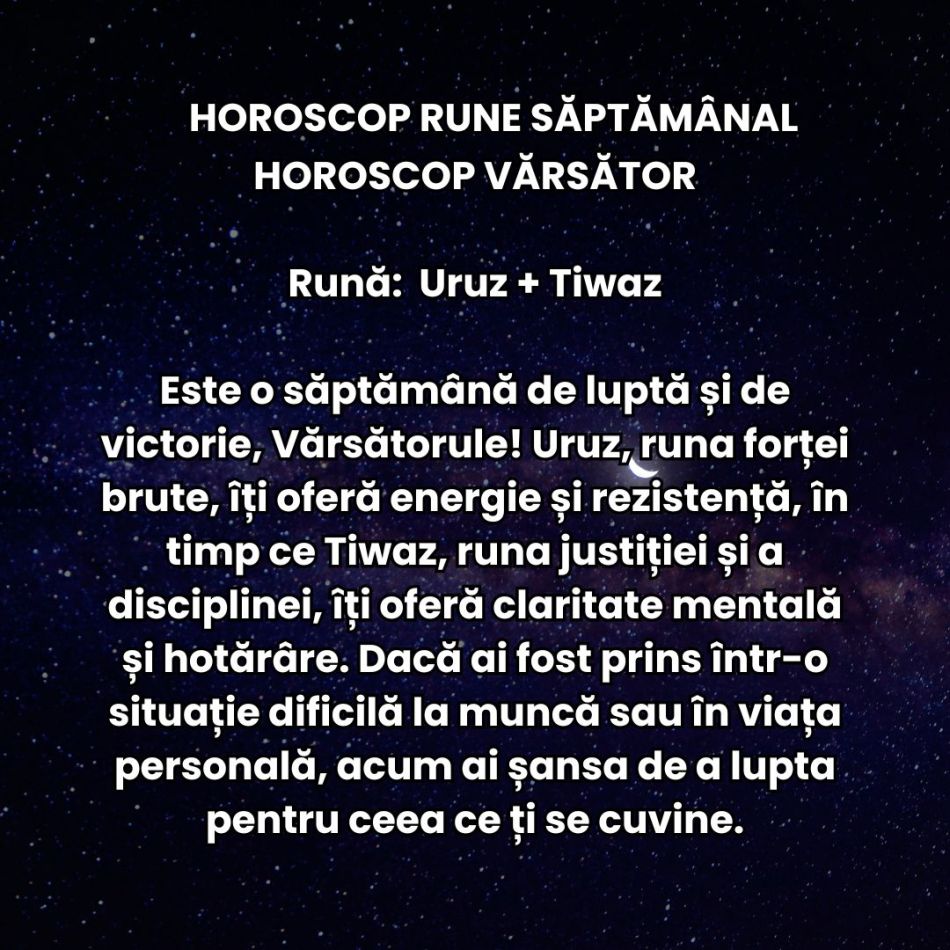 Horoscop Rune săptămâna 24 februarie–2 martie 2025: Săptămâna Dragobetelor și Mărțisorului ne aduce promisiunea noului început!