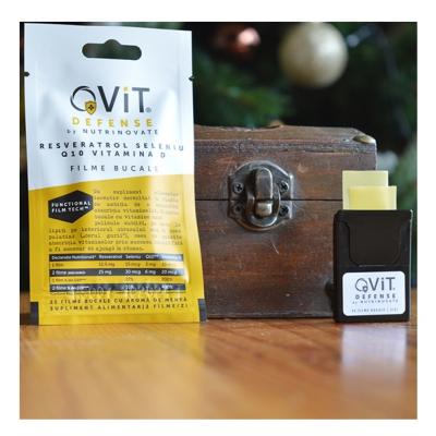 QVIT DEFENSE, unicul supliment alimentar sub forma de film bucal, s-a lansat in Romania