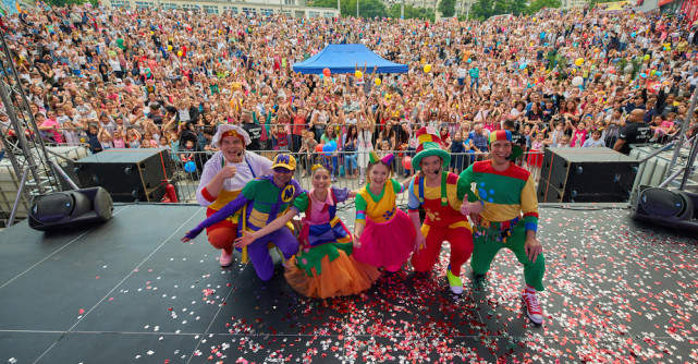 Gașca Zurli s-a bucurat de un succes imens la Veranda Mall