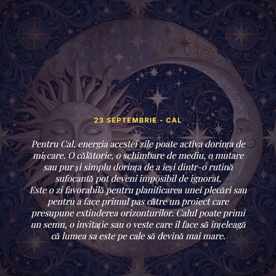 Horoscop chinezesc, 23 septembrie: Echinocțiul de Toamnă aduce echilibru. Pentru 5 zodii, Universul pune lucrurile la locul lor