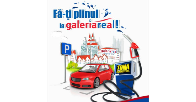 Castiga o tona de combustibil la Galeria Real