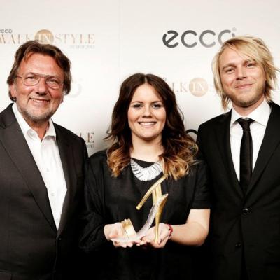 Julia Mjornstedt casiga Premiul ECCO Walk in Style 2013	
