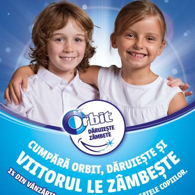Orbit investeste in viitorul copiilor si lanseaza a treia editie a campaniei 'Orbit daruieste zambete'