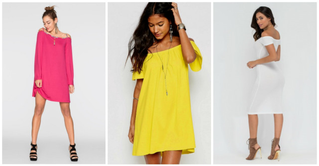 Recomandare pentru vara: Rochia fara umeri