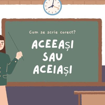 Aceeași sau aceiași - Cum să folosim corect aceste forme în limba română