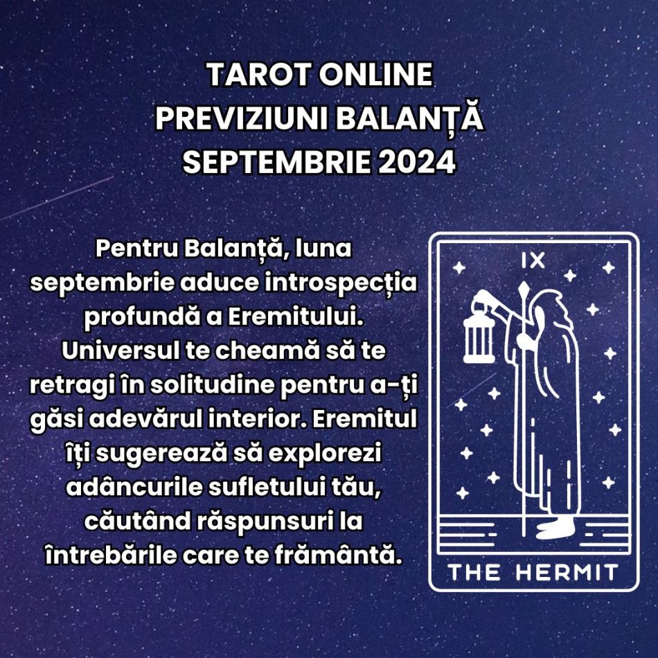 Tarot online: Previziunile Universului în luna septembrie pentru zodia ta