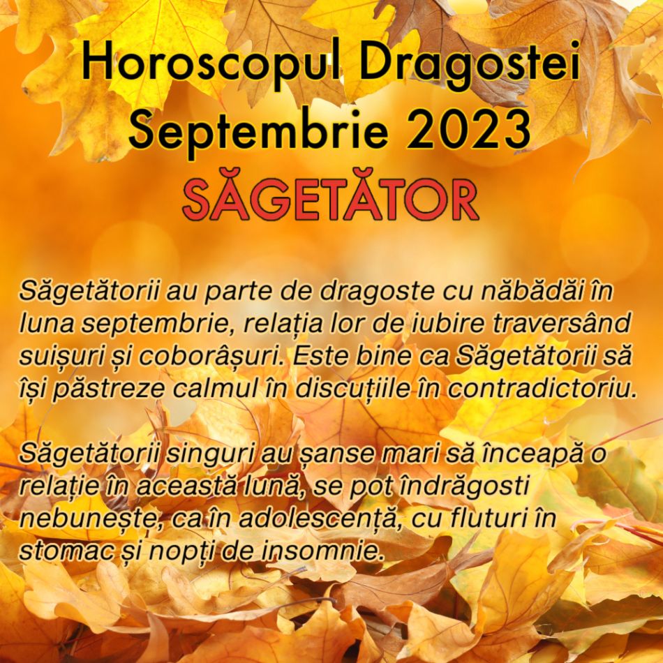Horoscopul Dragostei în Septembrie 2023: Toamna începe cu multă iubire, dar și cu noi responsabilități în cuplu