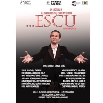 ..Escu de Tudor Mușatescu în premieră la Teatrul Stela Popescu, pe 28 aprilie
