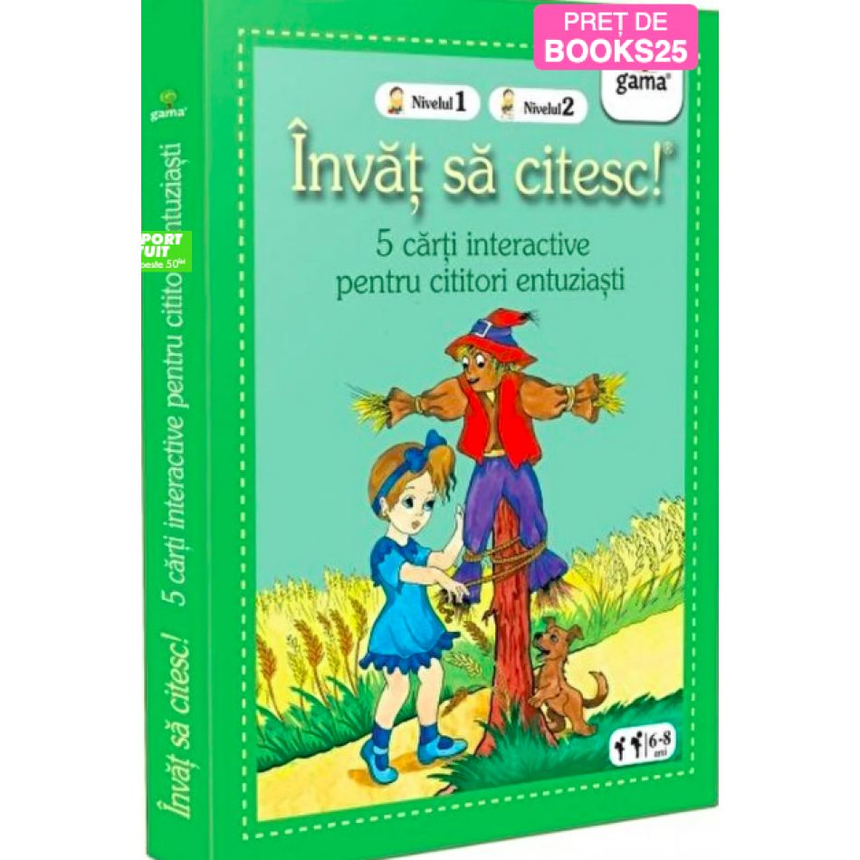  Pachet Invat sa citesc! 5 carti interactive pentru cititorii entuziasti