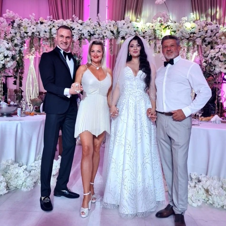 Alin Oprea și Medana s-au căsătorit religios și au organizat o nuntă extravagantă în Otopeni