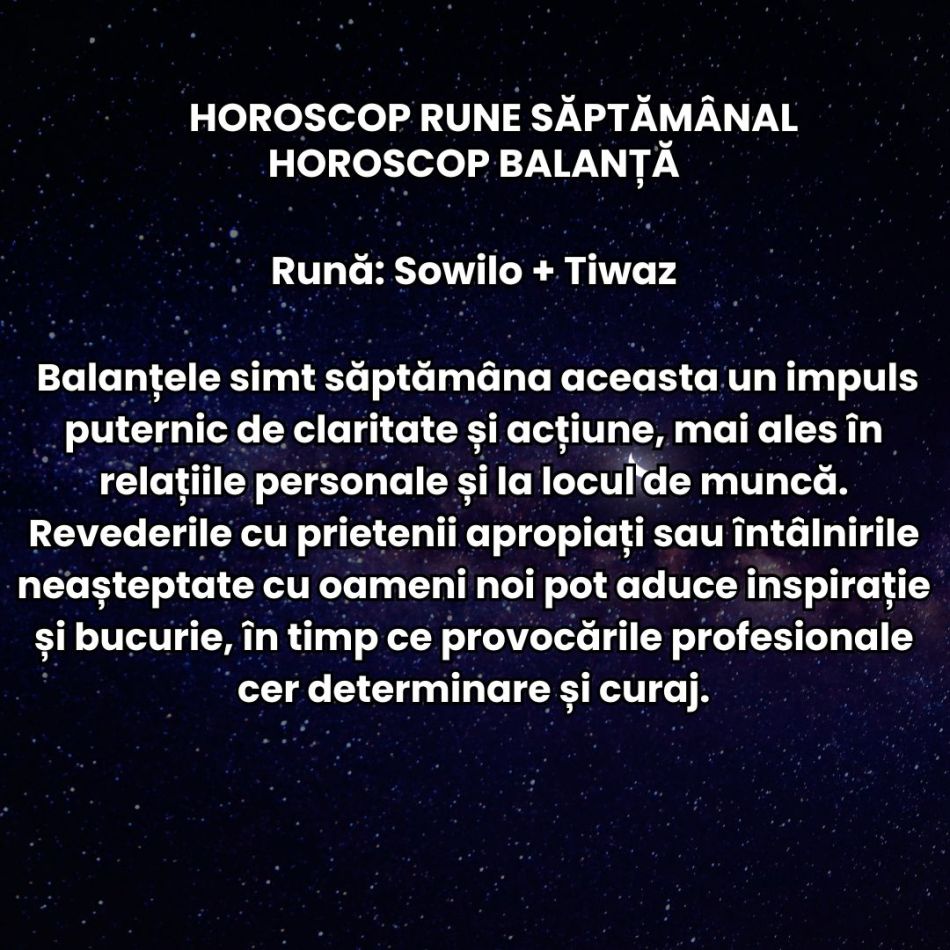 Horoscop Rune săptămâna 27 octombrie – 2 noiembrie 2025: Inițiativa este încurajată și răsplătită! Deschidem uși surprinzătoare!